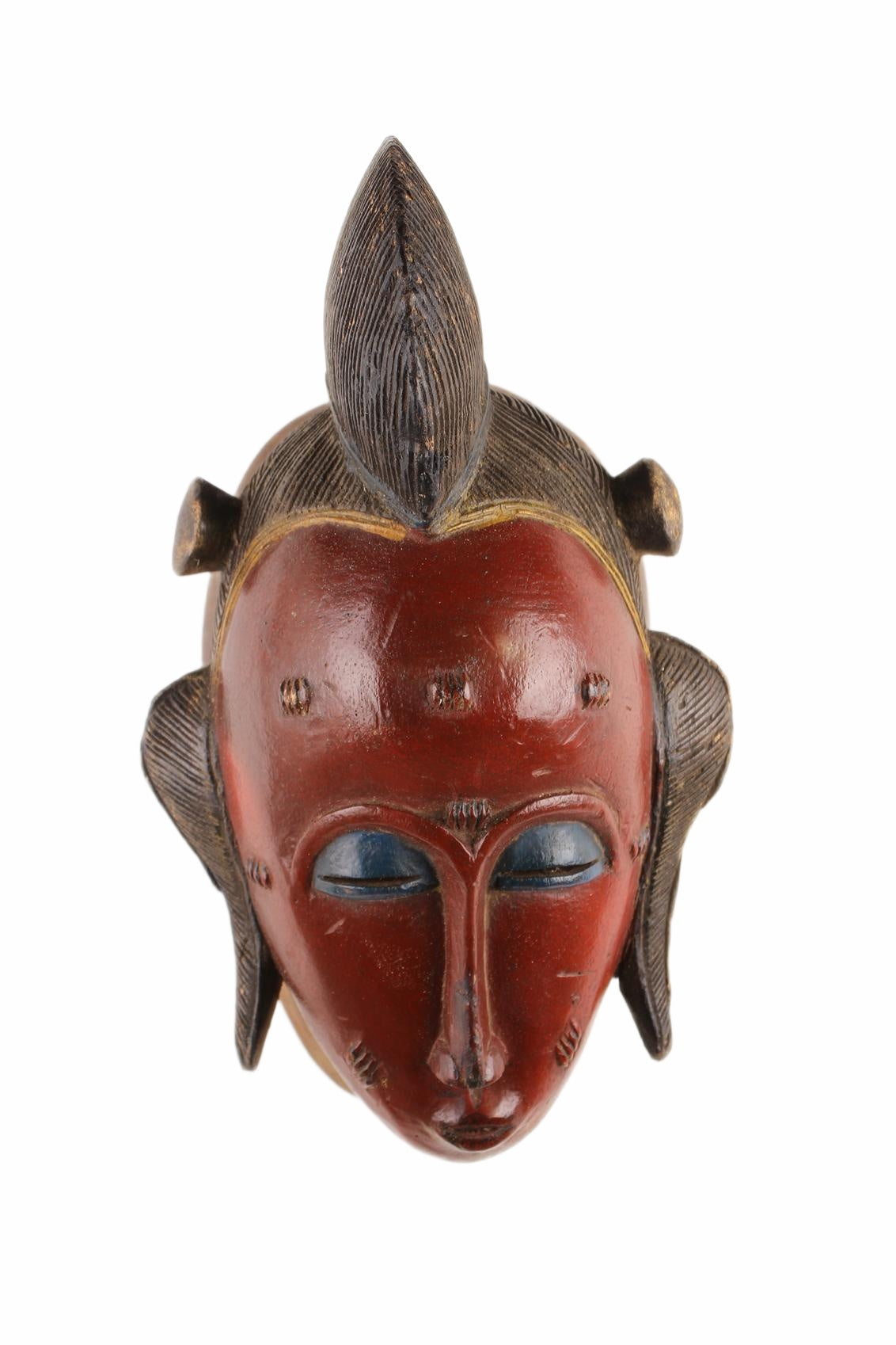 Baule Tribe Mask ~16.9" Tall (New 2026) - Masks
