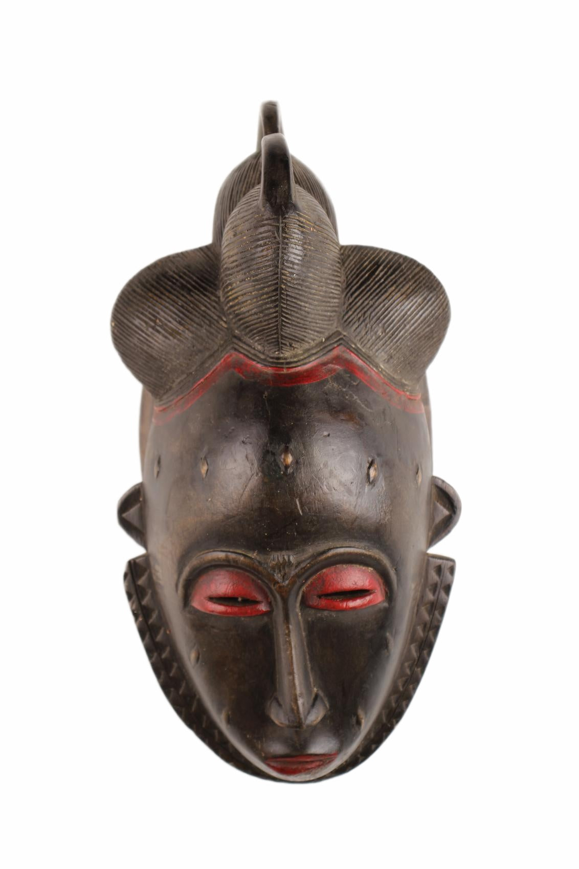 Baule Tribe Mask ~15.4" Tall (New 2026) - Masks