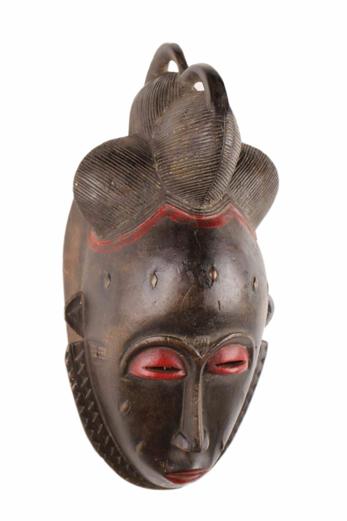 Baule Tribe Mask ~15.4" Tall (New 2026) - Masks