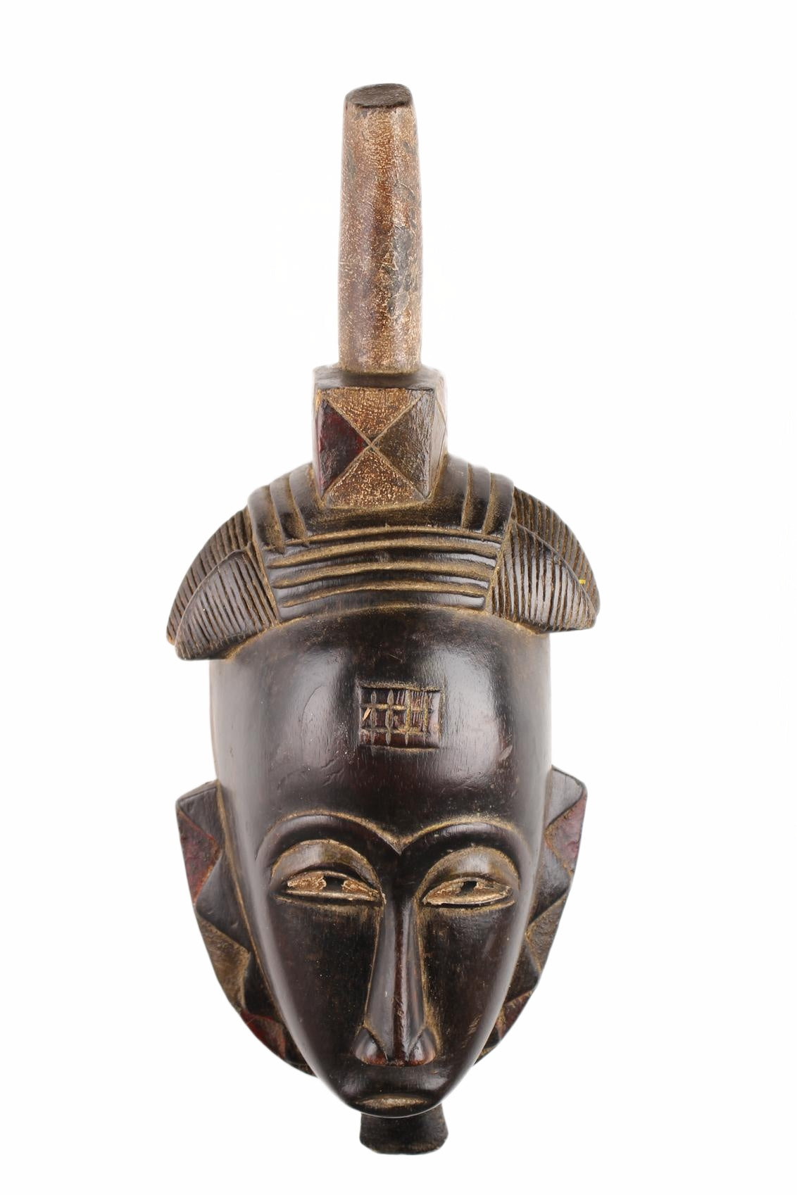Baule Tribe Mask ~21.7" Tall (New 2026) - Masks