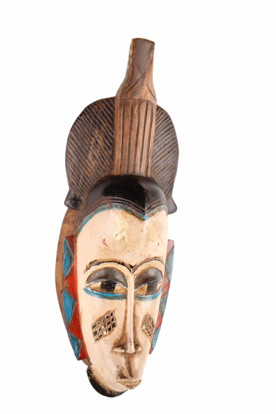 Baule Tribe Mask ~15.7" Tall (New 2026) - Masks
