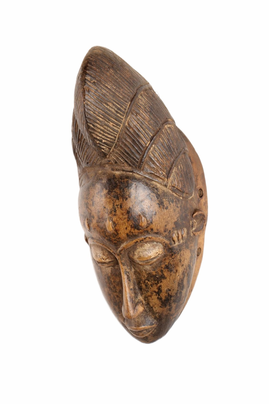 Baule Tribe Mask ~13.4" Tall (New 2026) - Masks