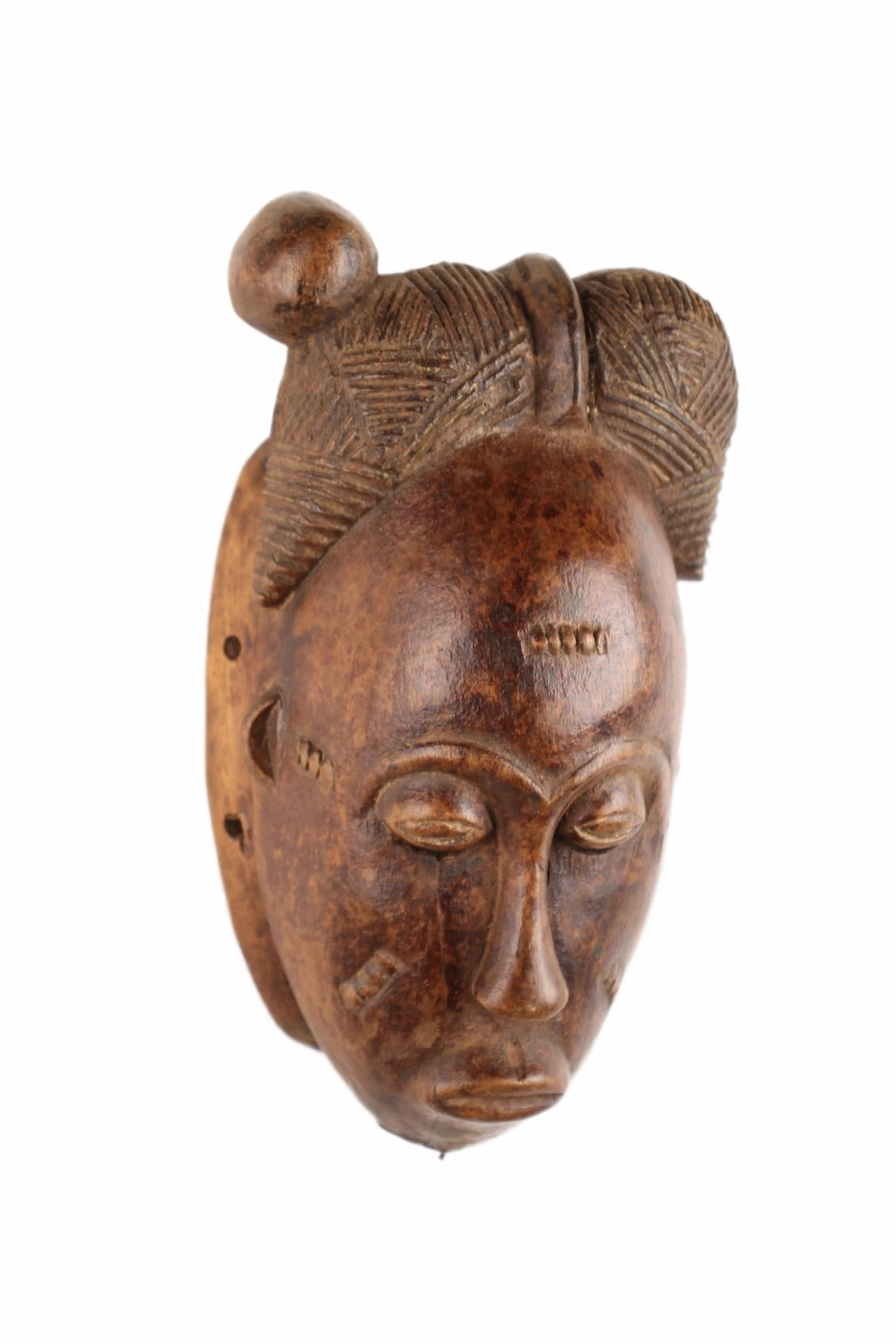 Baule Tribe Mask ~11.0" Tall (New 2026) - Masks