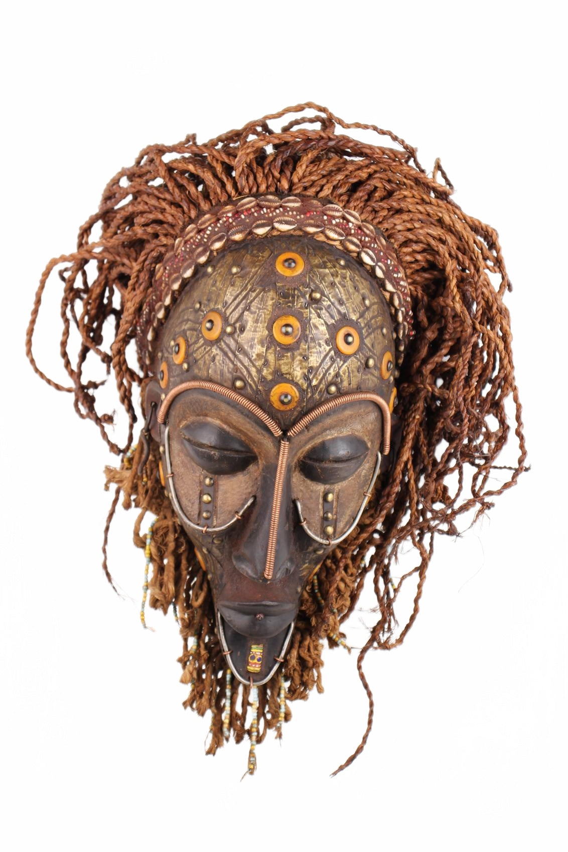 Chokwe Tribe Mask ~16.5" Tall (New 2026) - Masks