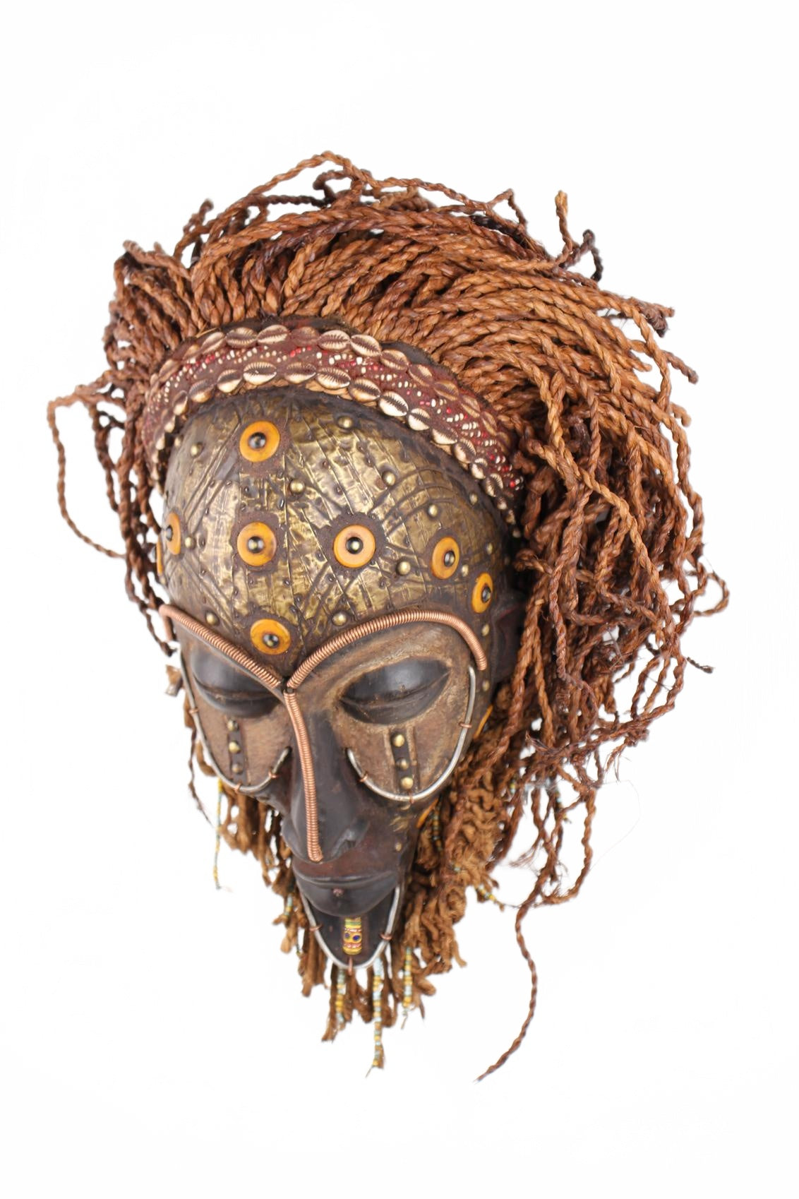 Chokwe Tribe Mask ~16.5" Tall (New 2026) - Masks