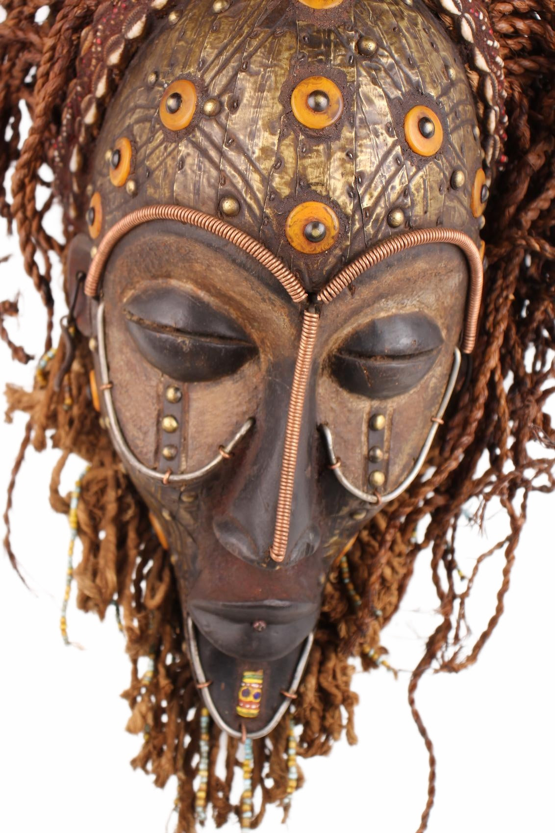 Chokwe Tribe Mask ~16.5" Tall (New 2026) - Masks