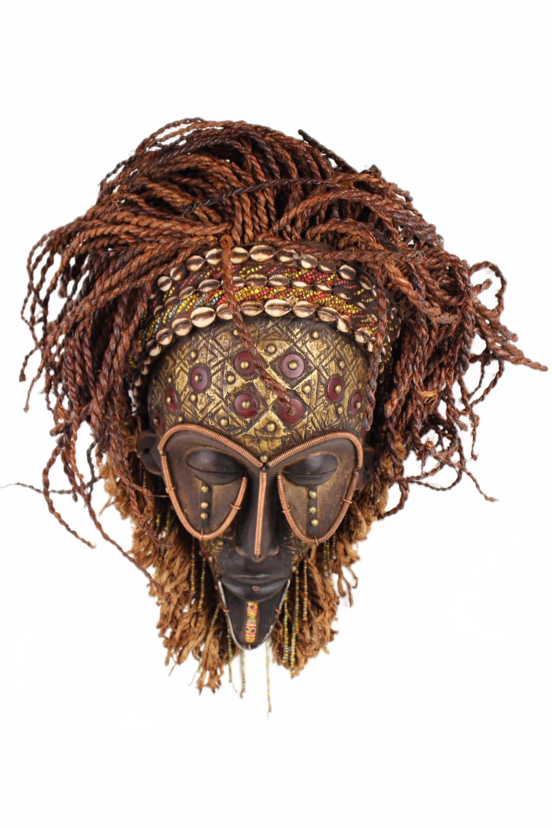 Chokwe Tribe Mask ~20.1" Tall (New 2026) - Masks