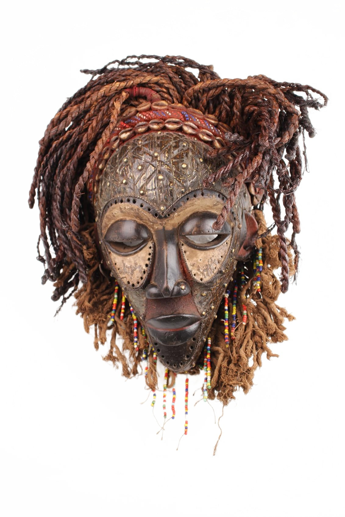 Chokwe Tribe Mask ~15.7" Tall (New 2026) - Masks
