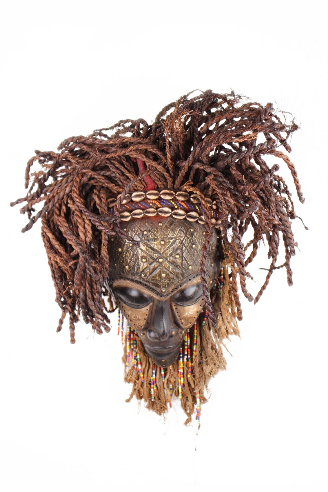 Chokwe Tribe Mask ~17.3" Tall (New 2026) - Masks