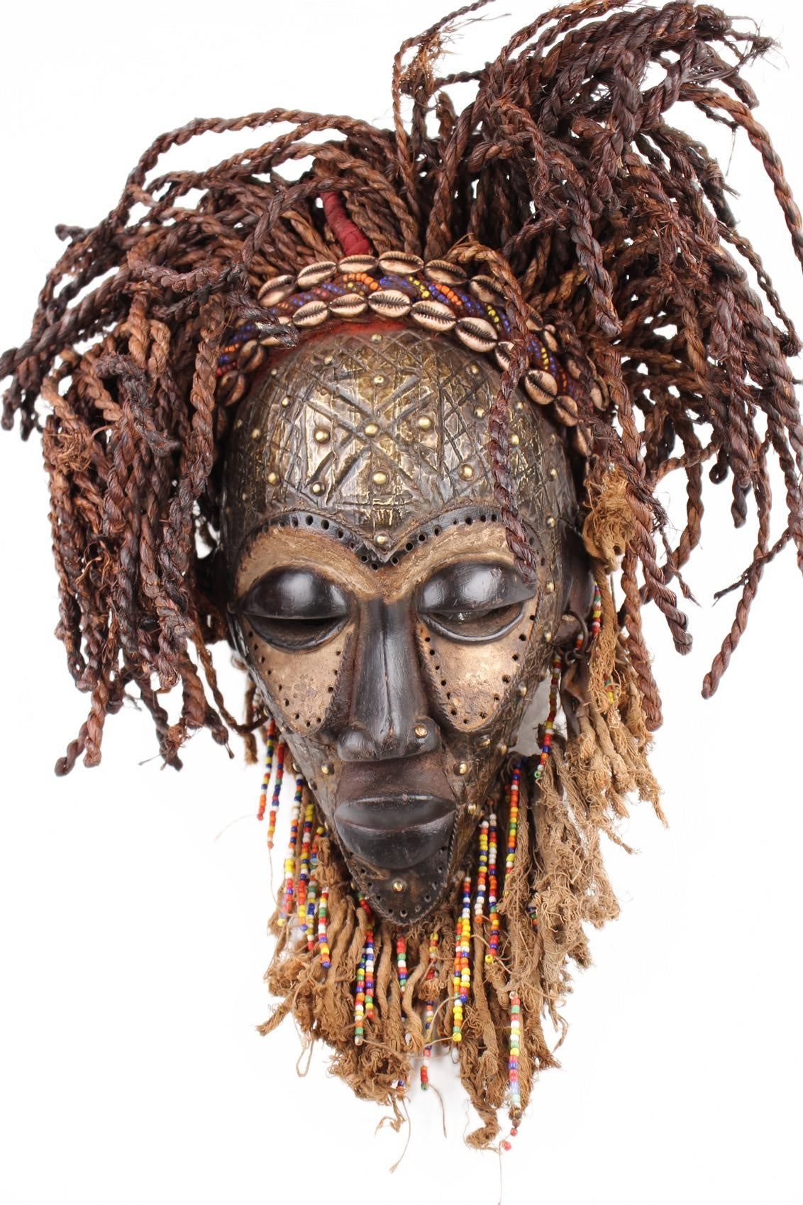 Chokwe Tribe Mask ~17.3" Tall (New 2026) - Masks