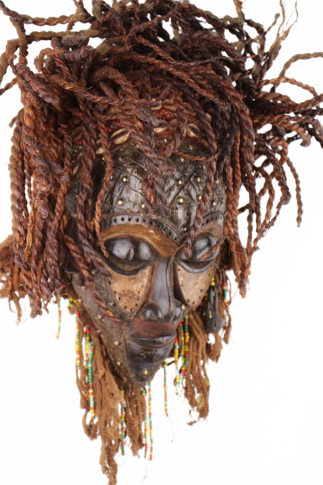 Chokwe Tribe Mask ~14.6" Tall (New 2026) - Masks
