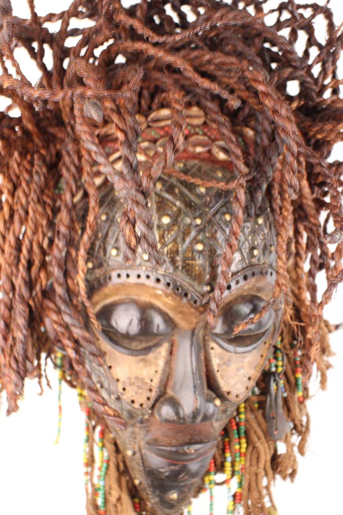 Chokwe Tribe Mask ~14.6" Tall (New 2026) - Masks
