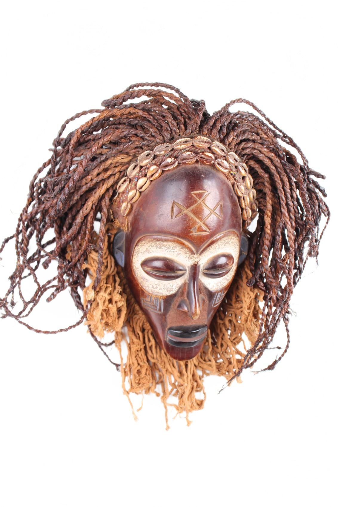 Chokwe Tribe Mask ~12.6" Tall (New 2026) - Masks