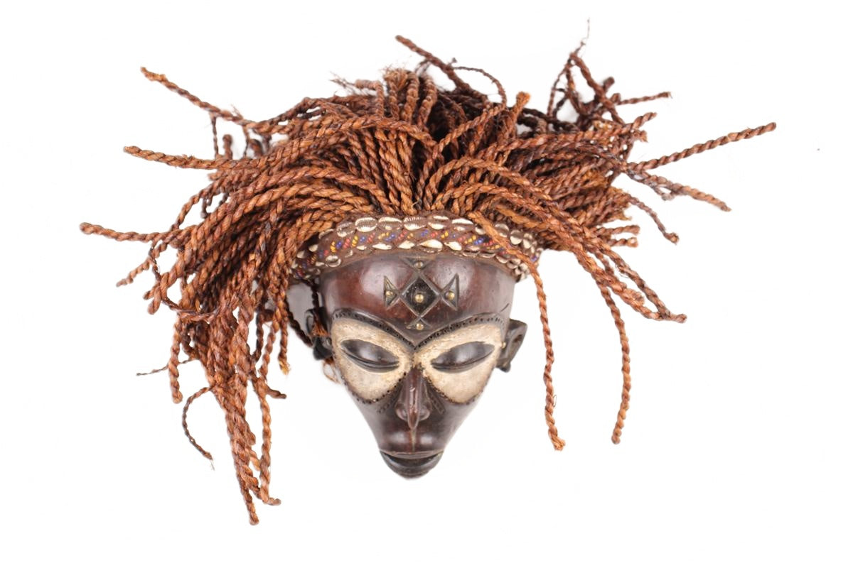Chokwe Tribe Mask ~12.6" Tall (New 2026) - Masks