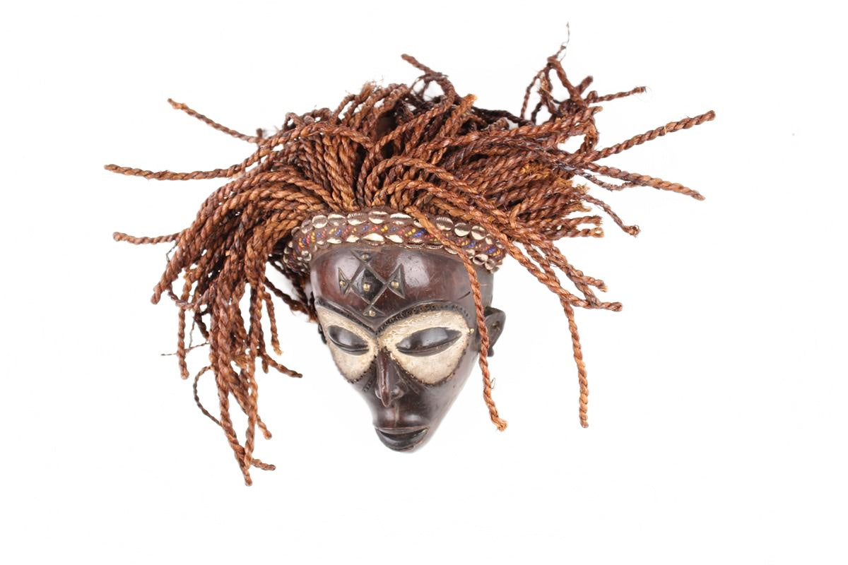 Chokwe Tribe Mask ~12.6" Tall (New 2026) - Masks