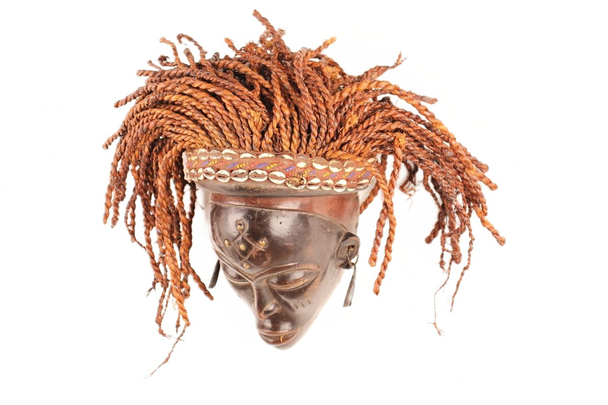 Chokwe Tribe Mask ~14.6" Tall (New 2026) - Masks