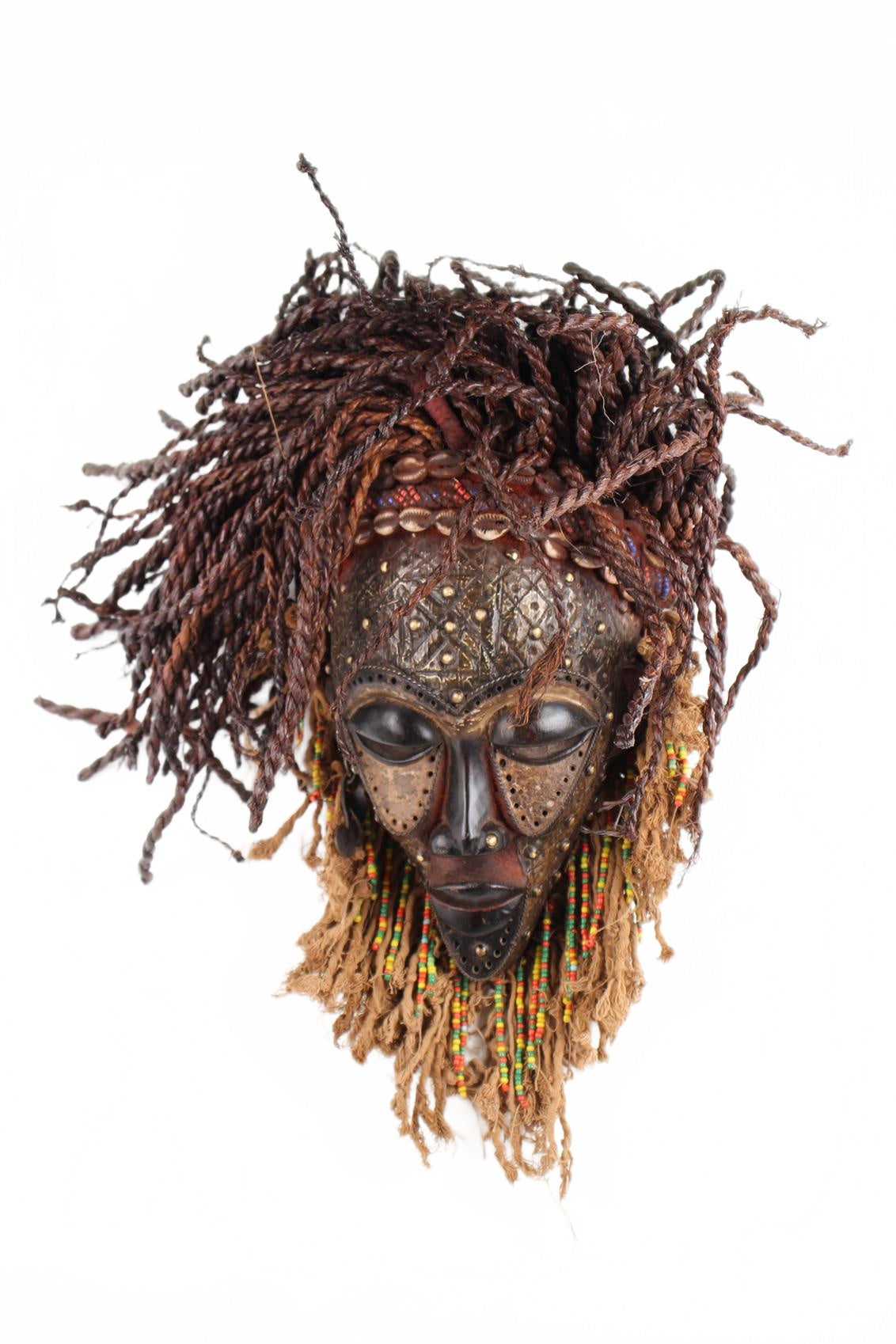Chokwe Tribe Mask ~14.6" Tall (New 2026) - Masks