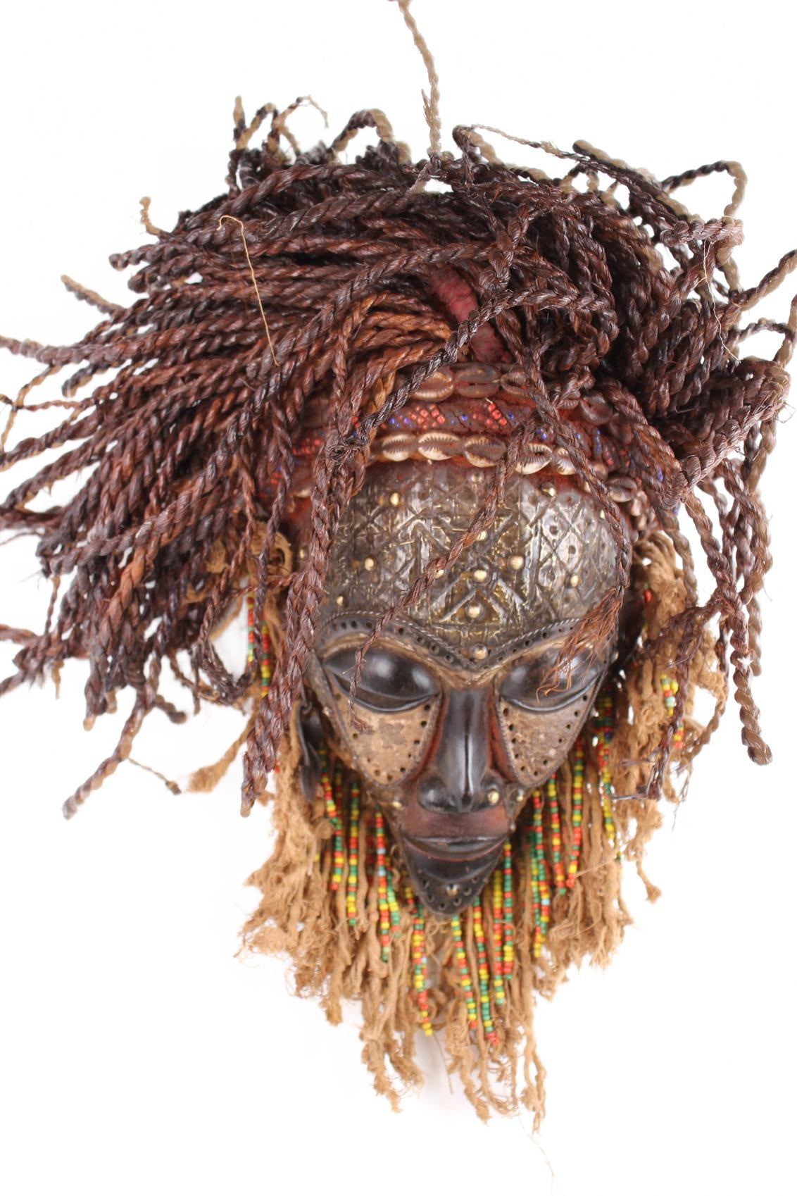 Chokwe Tribe Mask ~14.6" Tall (New 2026) - Masks