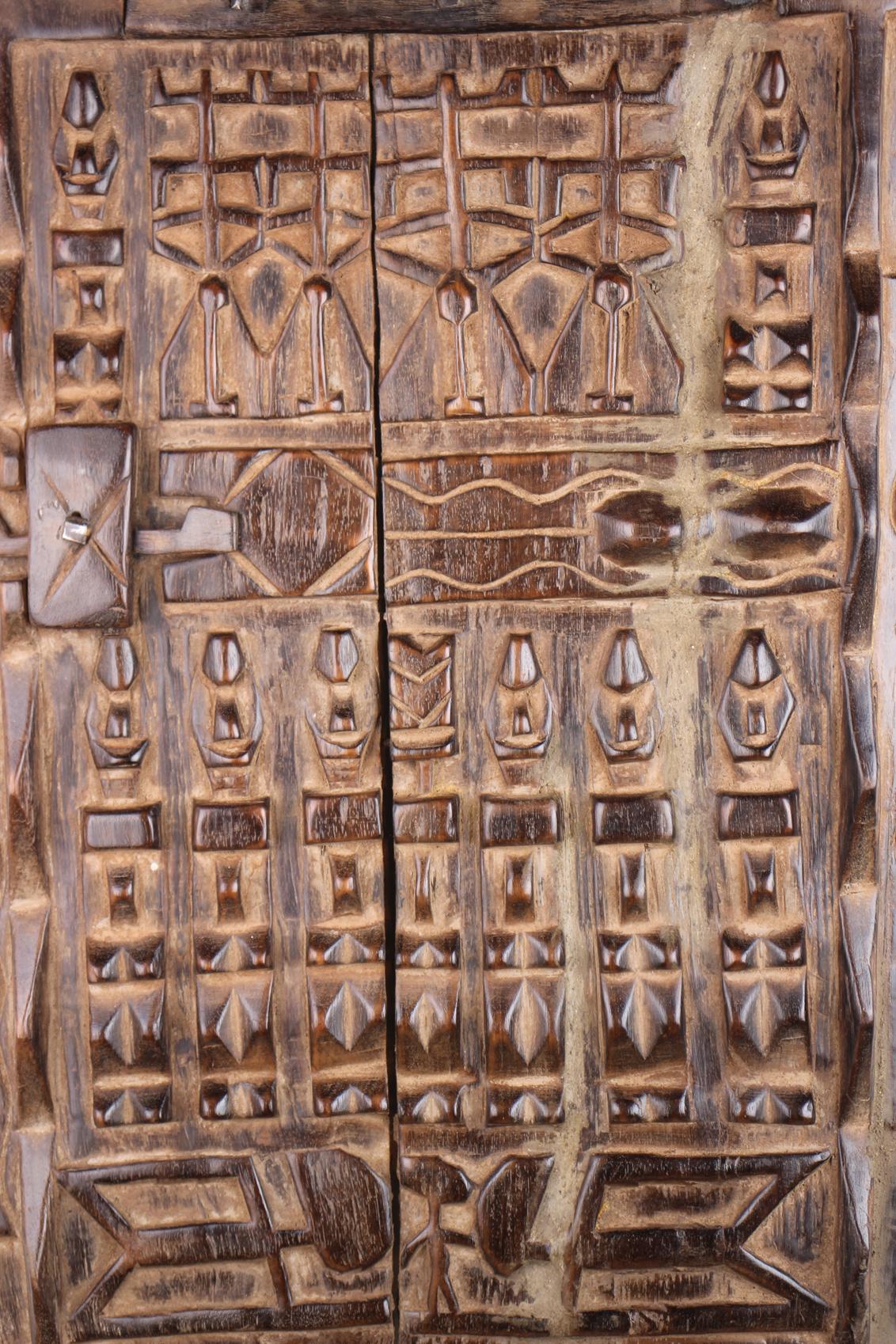 Dogon Tribe Door ~26.4" Tall (New 2026) - Wall Art