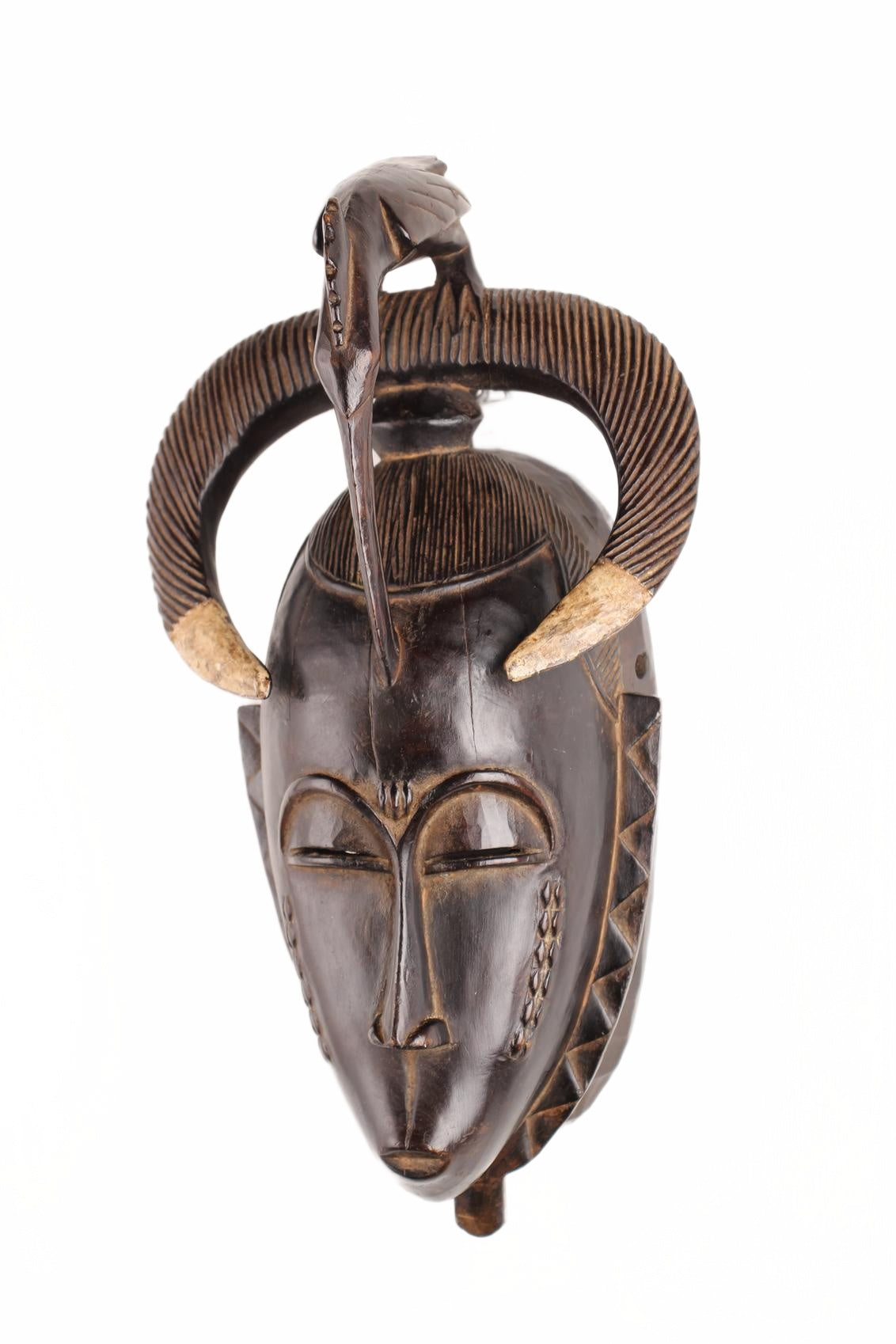 Baule Tribe Mask ~15.7" Tall (New 2026) - Masks