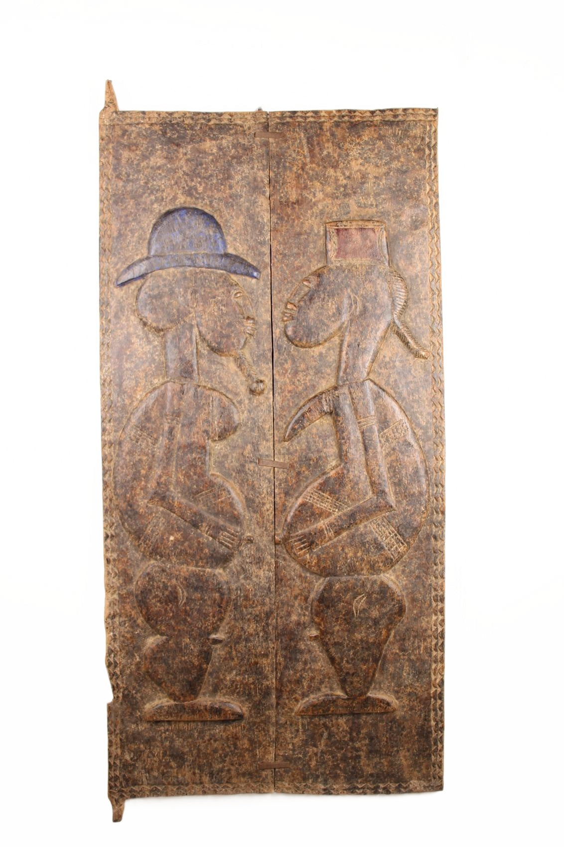 Baule Tribe Doors ~58.3" Tall (New 2026) - Wall Art