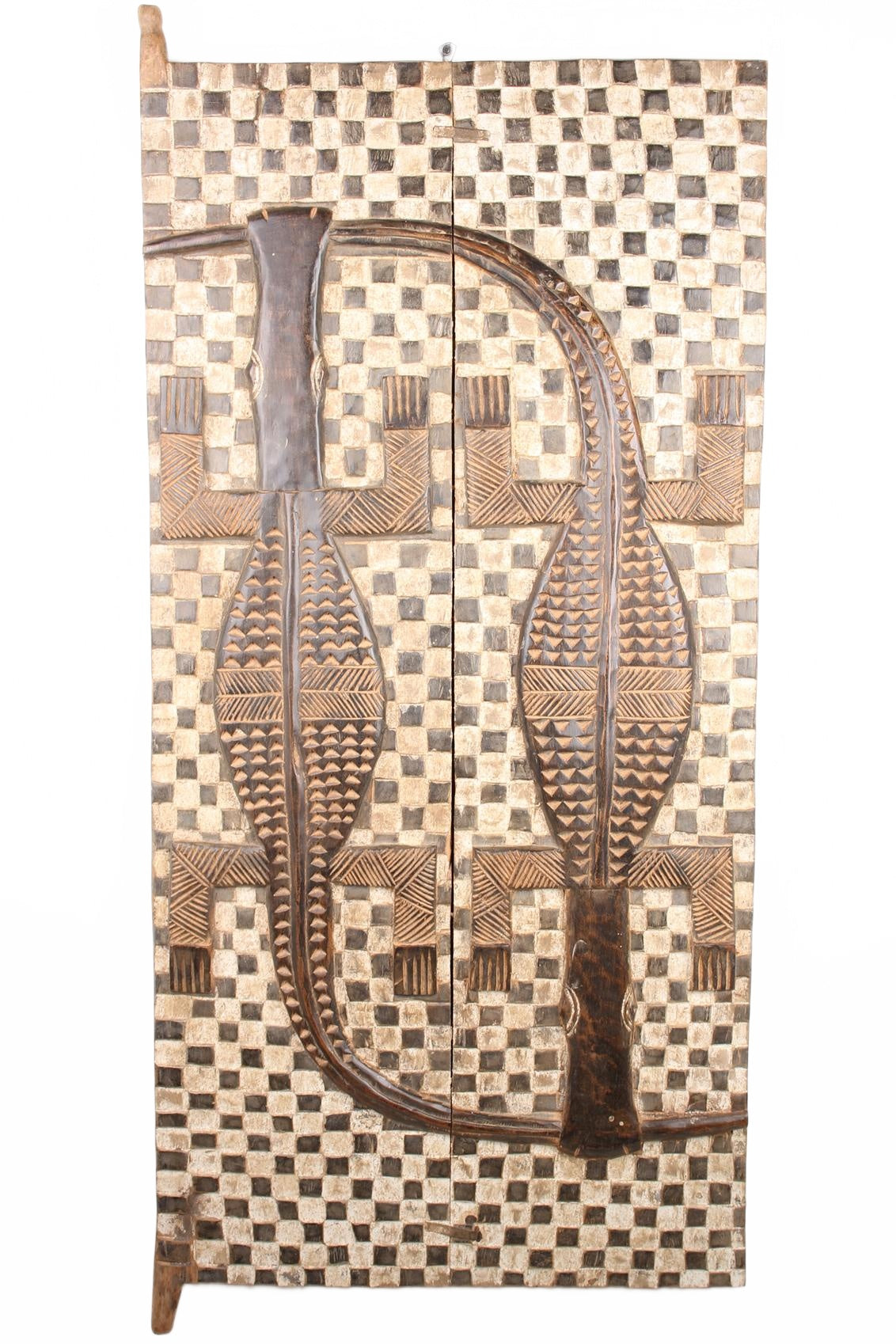 Baule Tribe Doors ~20.1" Tall (New 2026) - Wall Art