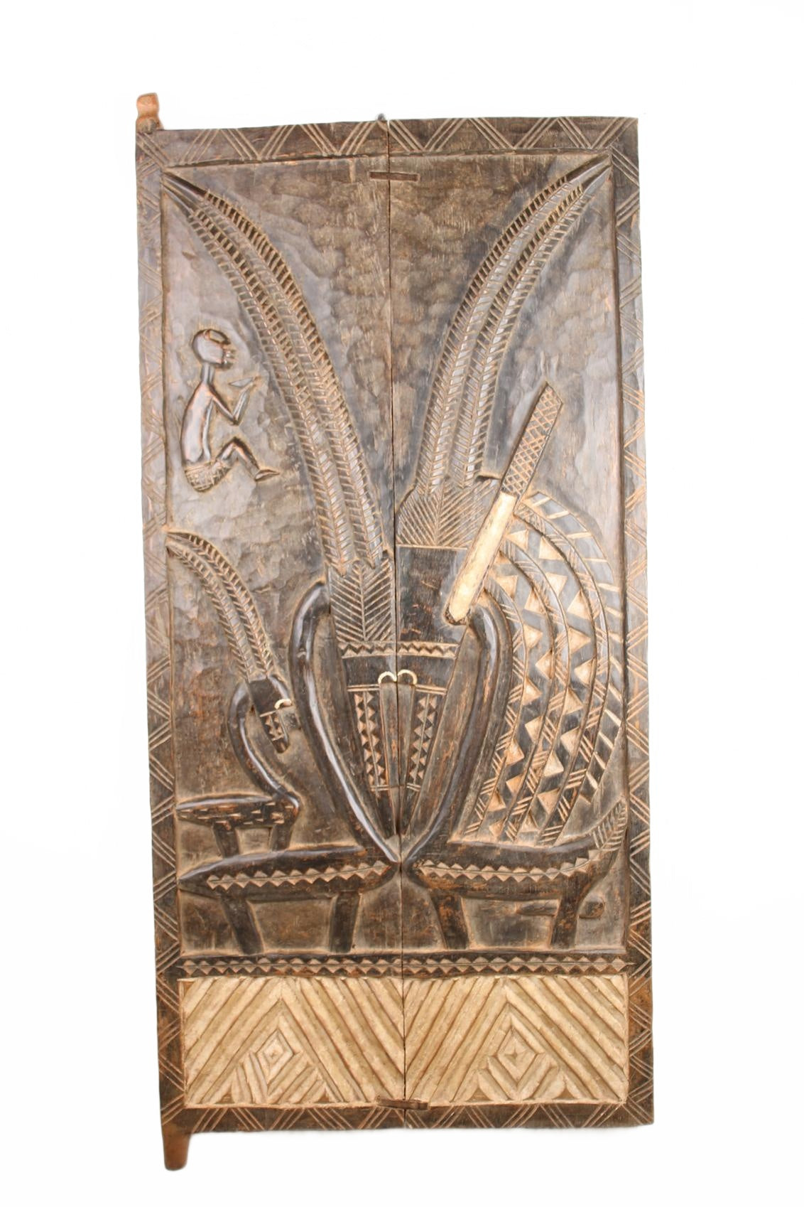 Baule Tribe Doors ~59.1" Tall (New 2026) - Wall Art