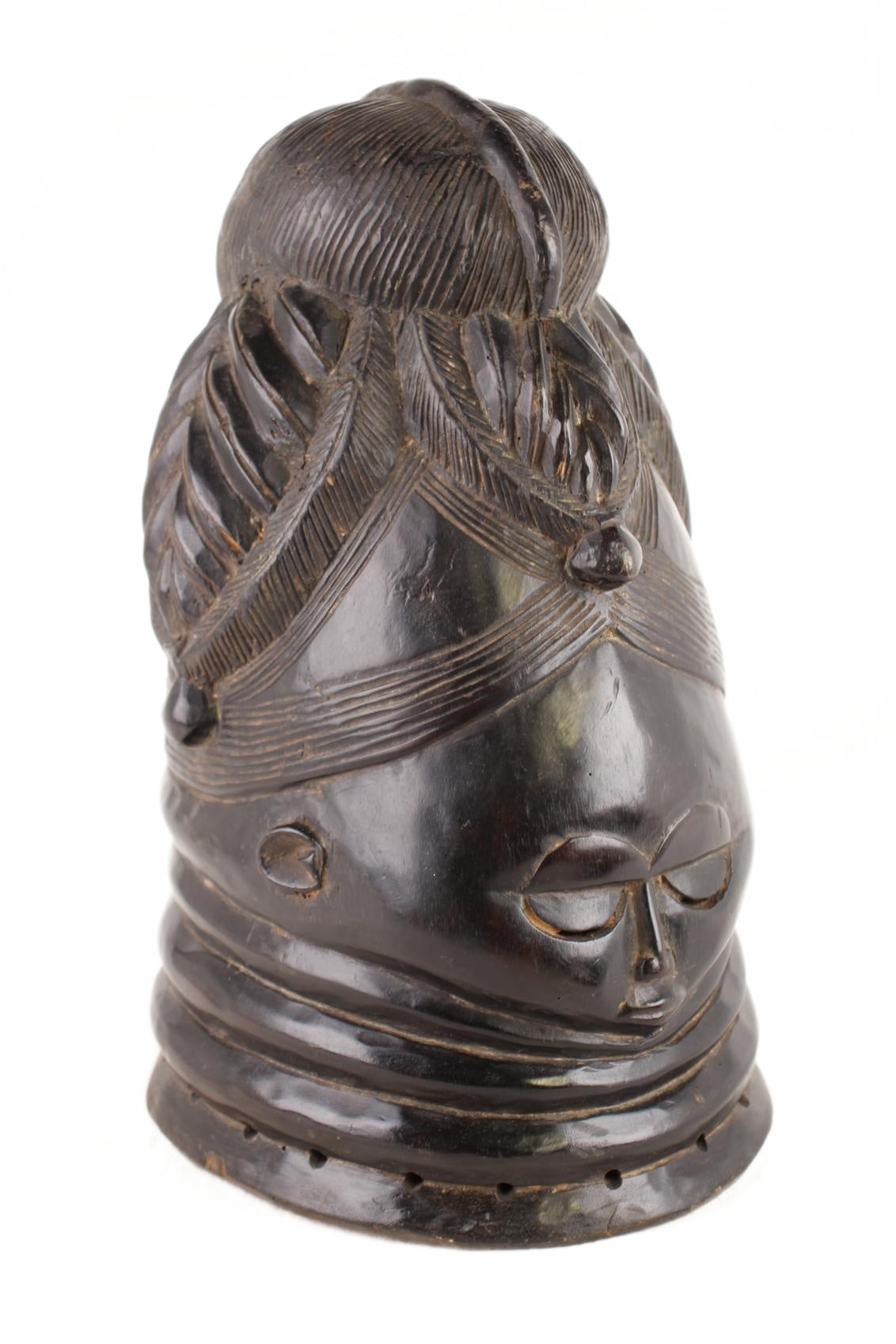 Baule Tribe Helmet Mask ~19.7" Tall (New 2026) - Masks