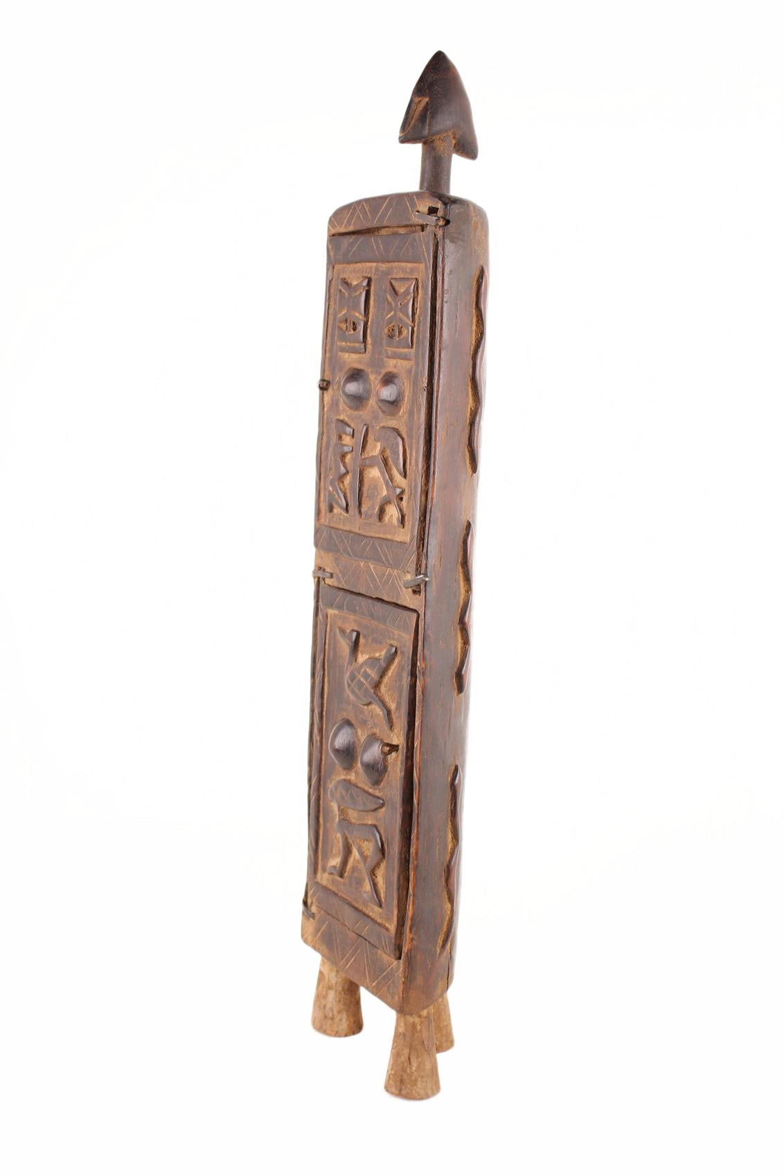 Dogon Tribe Jewelry Box ~26.0" Tall (New 2026) - Sculpture & Statuary