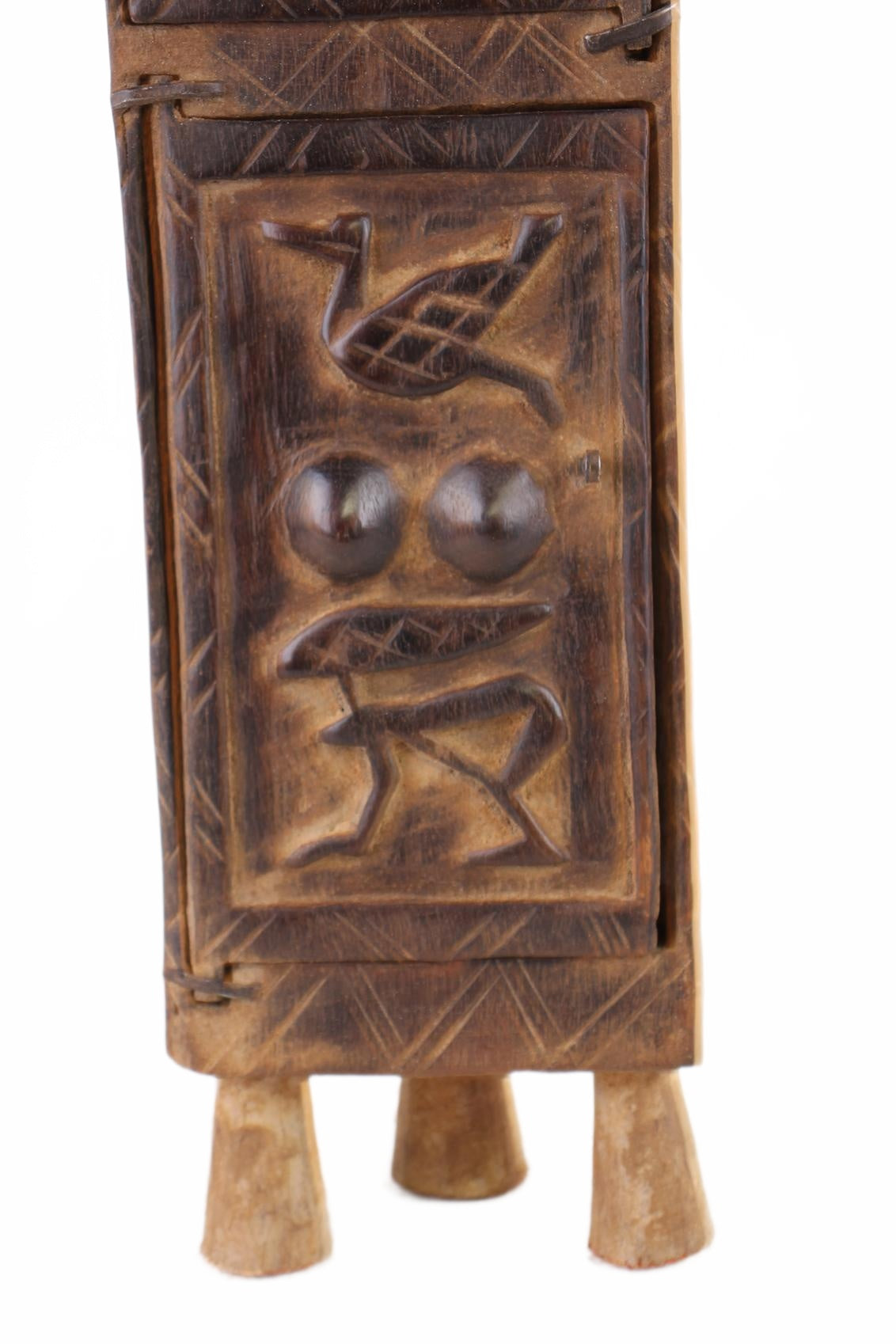 Dogon Tribe Jewelry Box ~26.0" Tall (New 2026) - Sculpture & Statuary