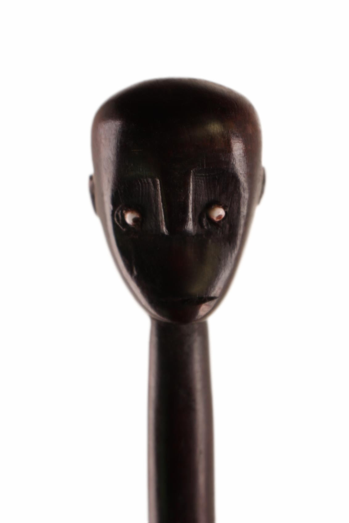 Nyamwezi Tribe Wooden Figures ~60.6" Tall (New 2026) - Sculpture & Statuary