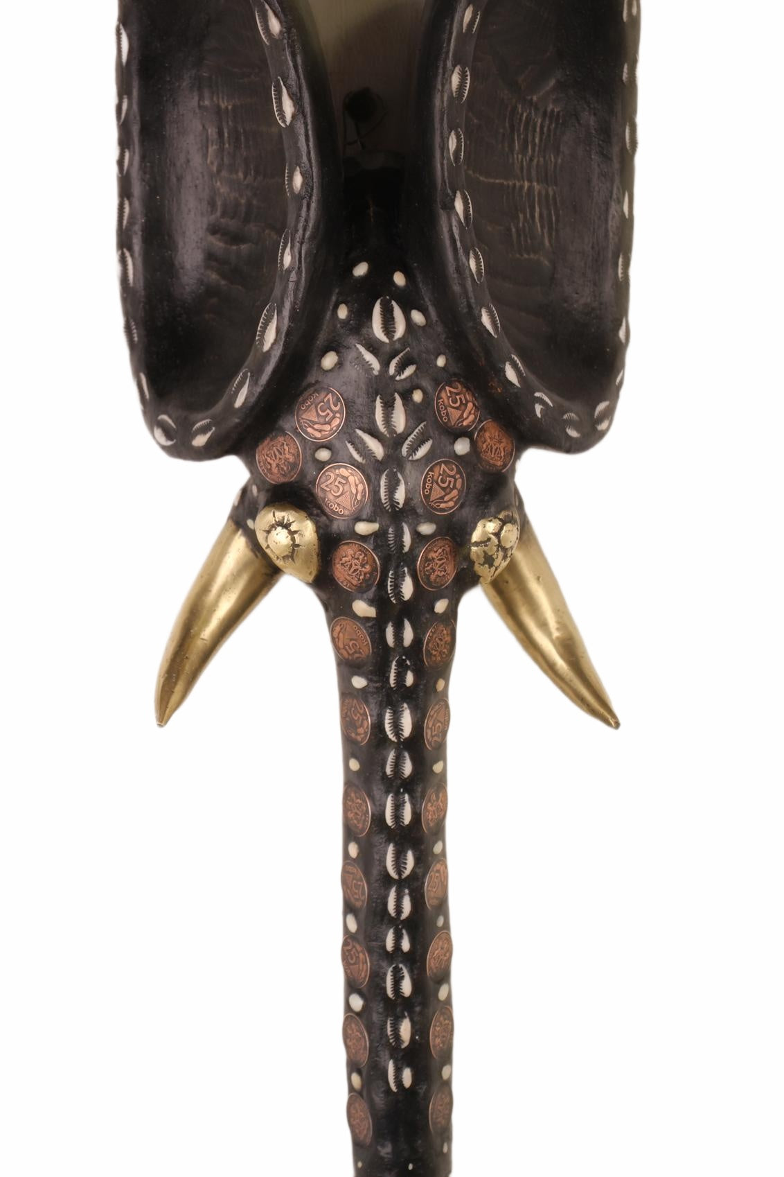 Babanki Tribe Elephant Mask ~26.4" Tall (New 2026) - Jewelry & Adornment