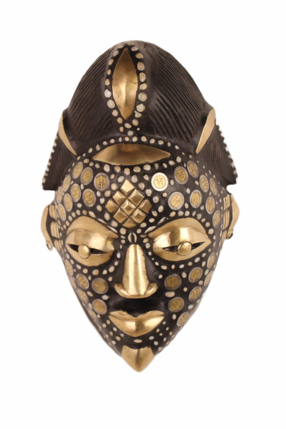Punu Tribe Coin or Penny Masks ~16.9" Tall (New 2026) - Masks