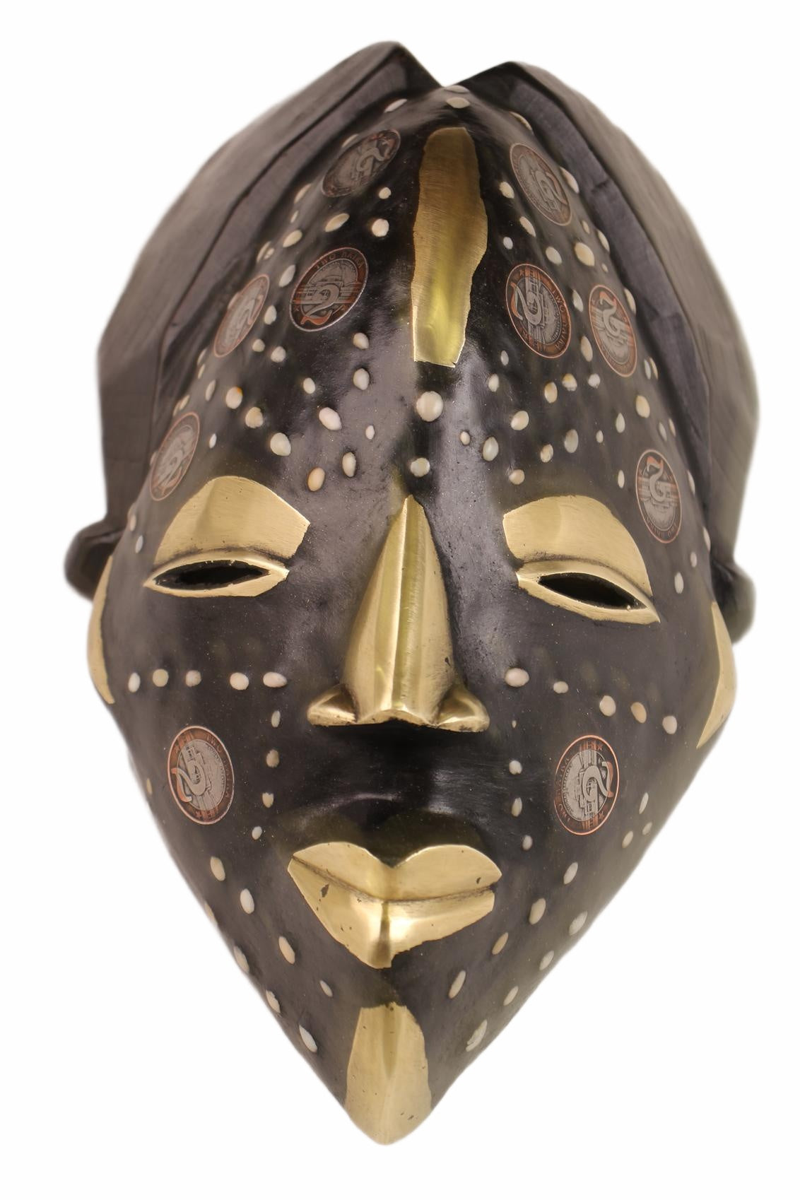 Punu Tribe Coin or Penny Masks ~12.6" Tall (New 2026) - Masks