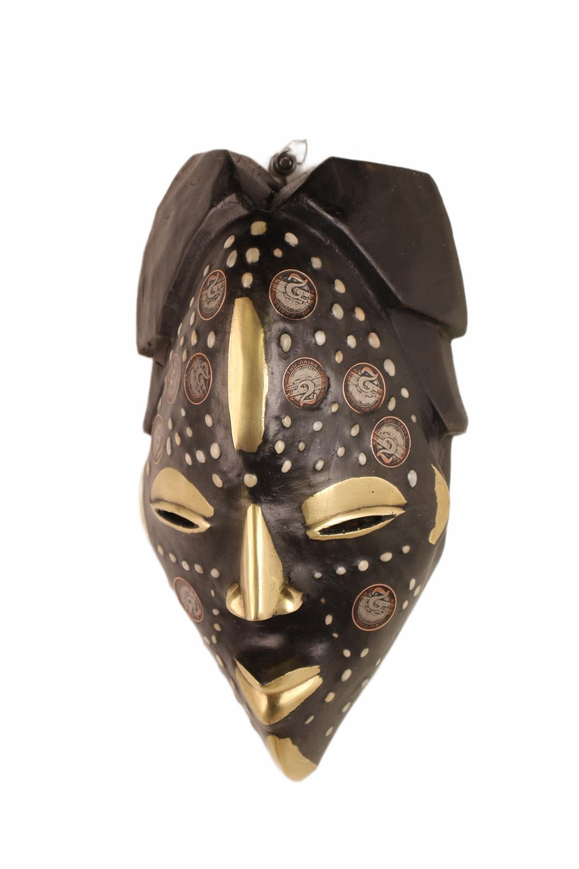Punu Tribe Coin or Penny Masks ~12.6" Tall (New 2026) - Masks