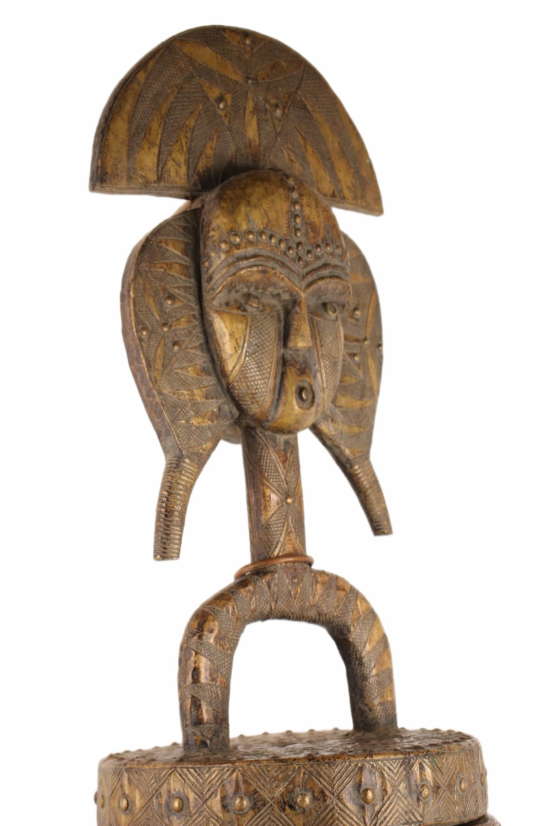 Bakota Tribe Pot ~68.9" Tall (New 2026) - Sculpture & Statuary