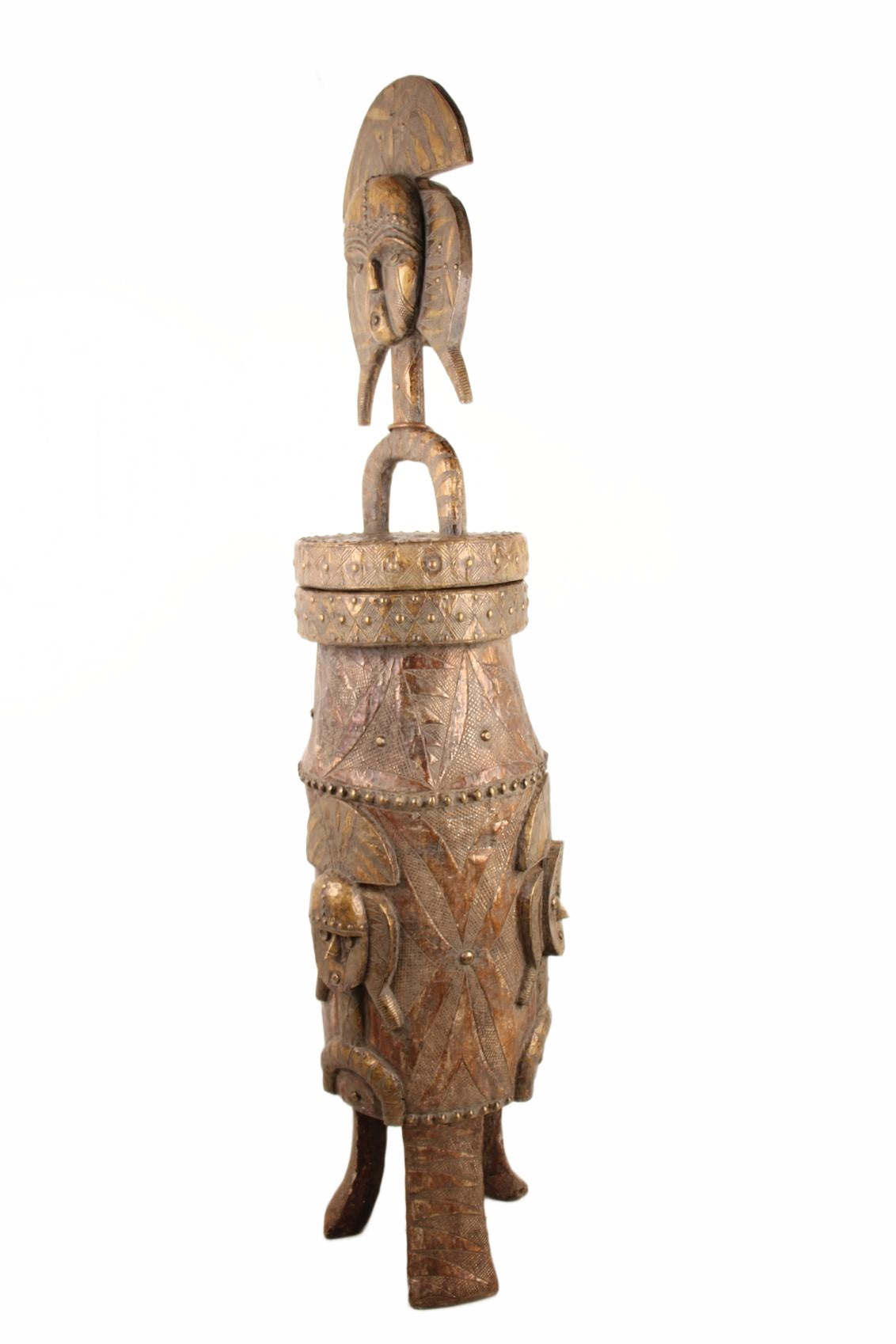 Bakota Tribe Pot ~68.9" Tall (New 2026) - Sculpture & Statuary