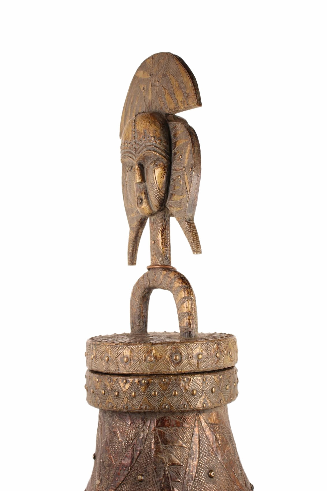 Bakota Tribe Pot ~68.9" Tall (New 2026) - Sculpture & Statuary