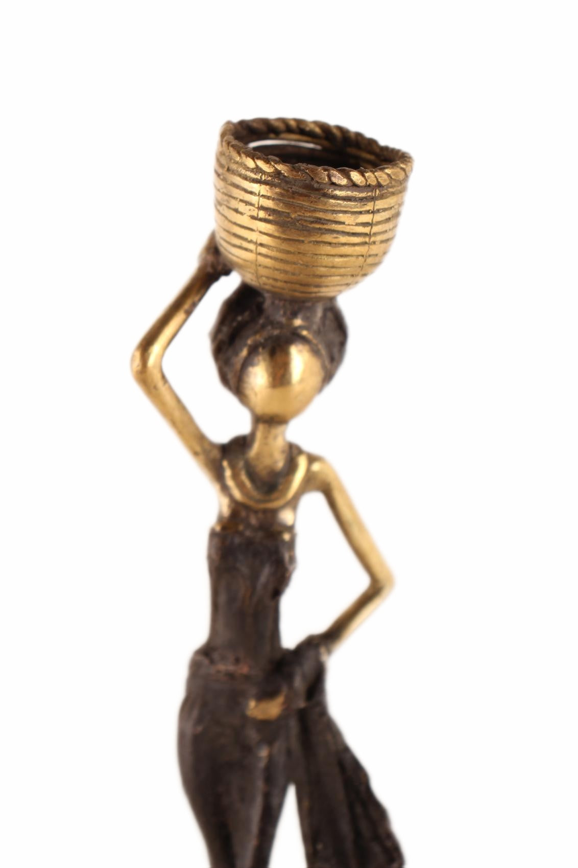 Bwa Tribe Bronze Figures ~10.2" Tall (New 2026) - Sculpture & Statuary