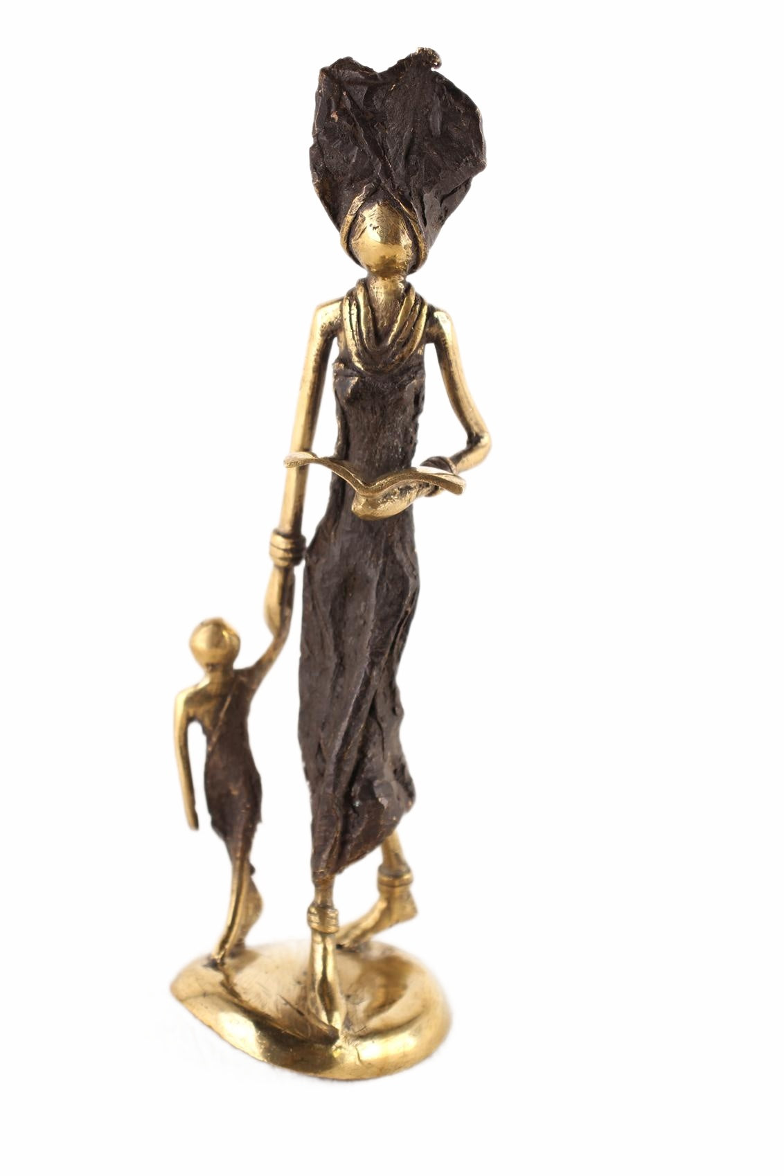 Bwa Tribe Bronze Figures ~9.8" Tall (New 2026) - Sculpture & Statuary