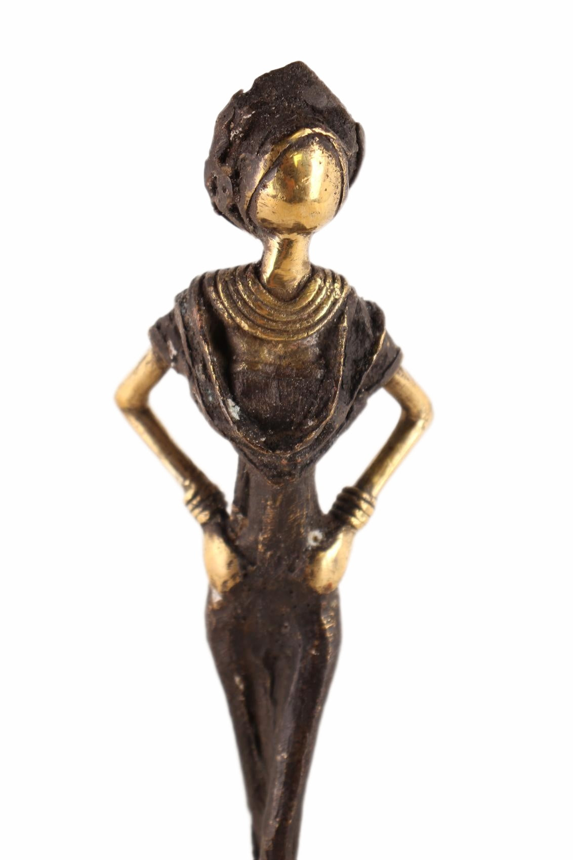 Bwa Tribe Bronze Figures ~9.8" Tall (New 2026) - Sculpture & Statuary