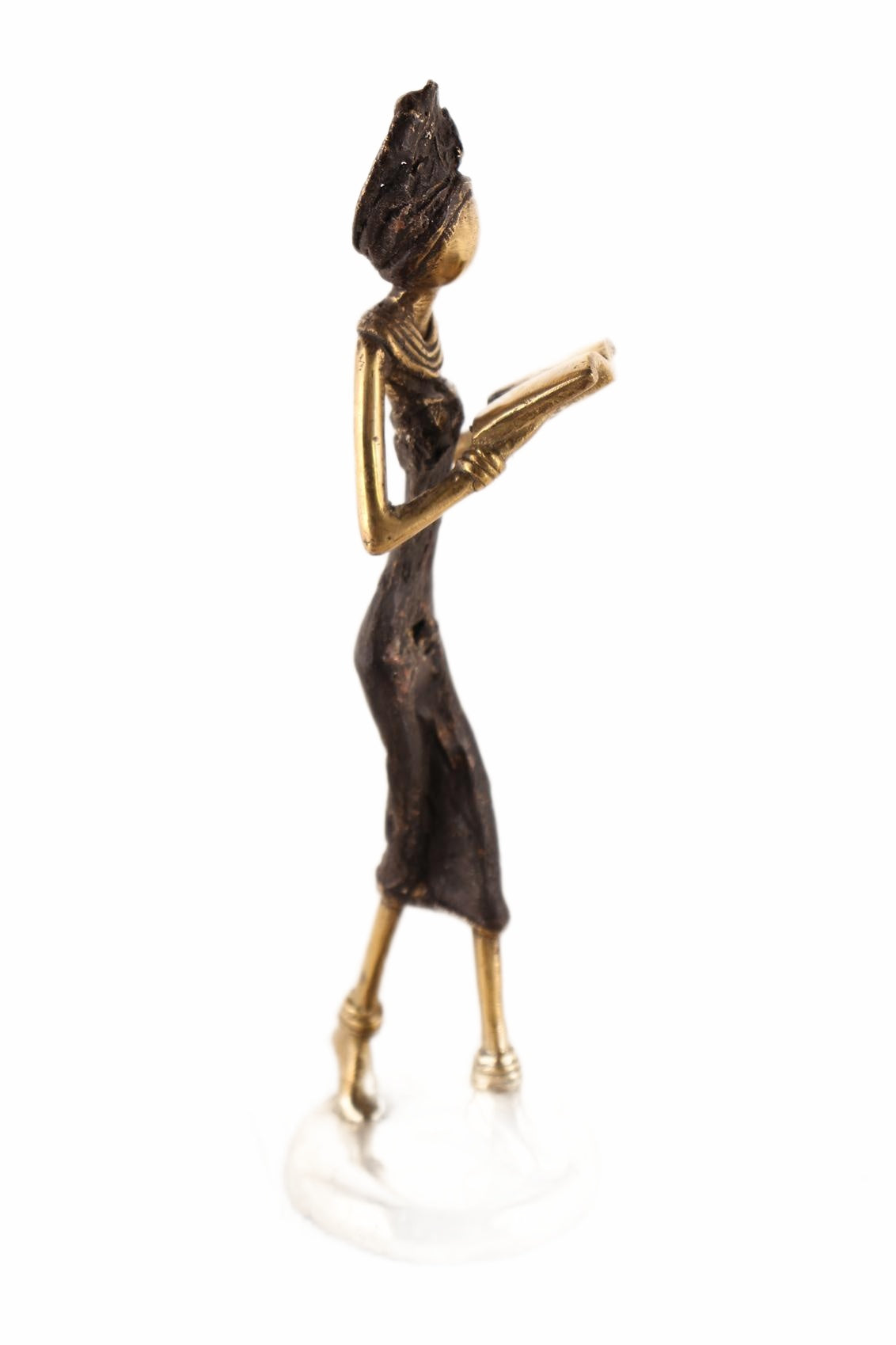 Bwa Tribe Bronze Figures ~9.8" Tall (New 2026) - Sculpture & Statuary