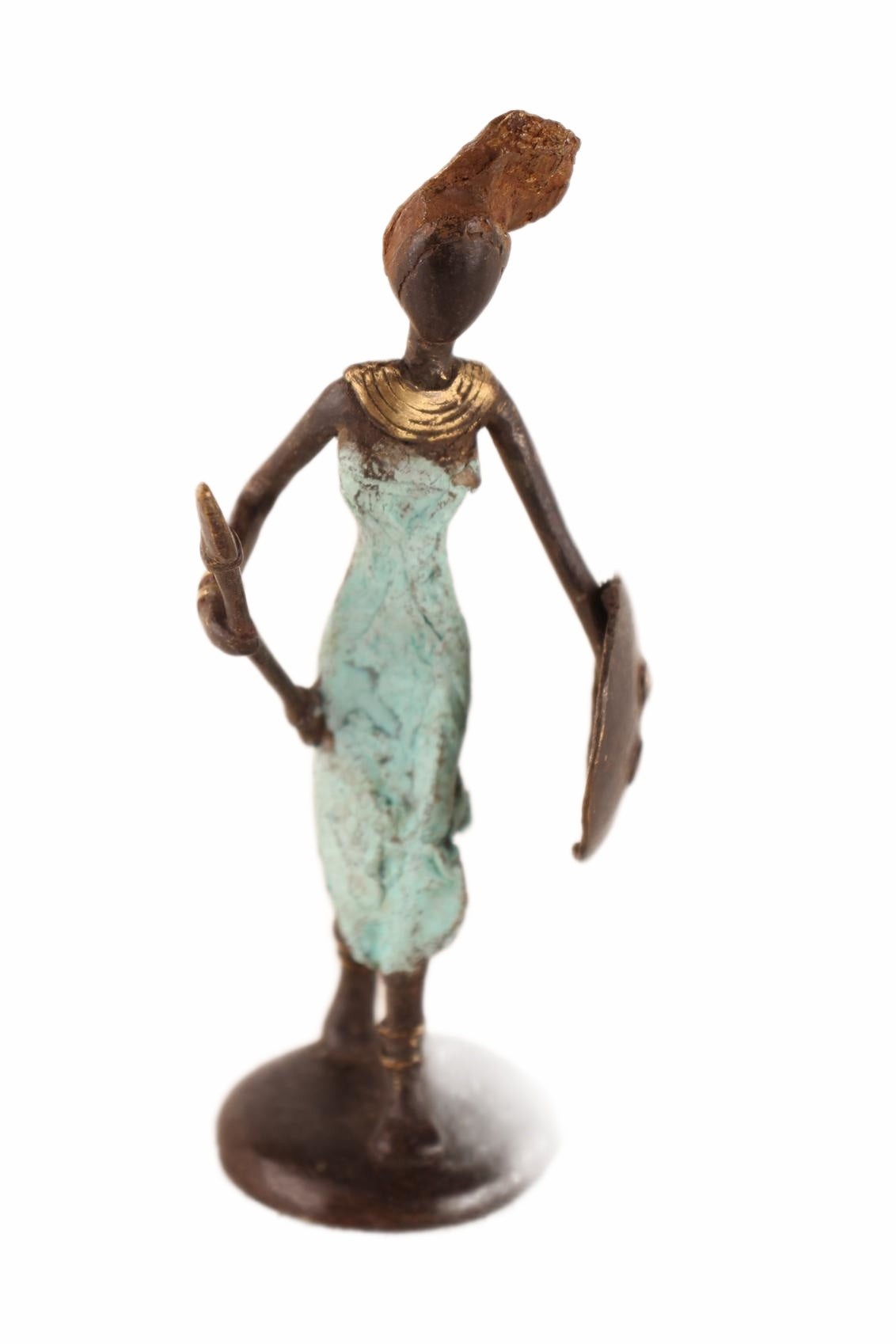 Bwa Tribe Bronze Figures ~6.7" Tall (New 2026) - Sculpture & Statuary