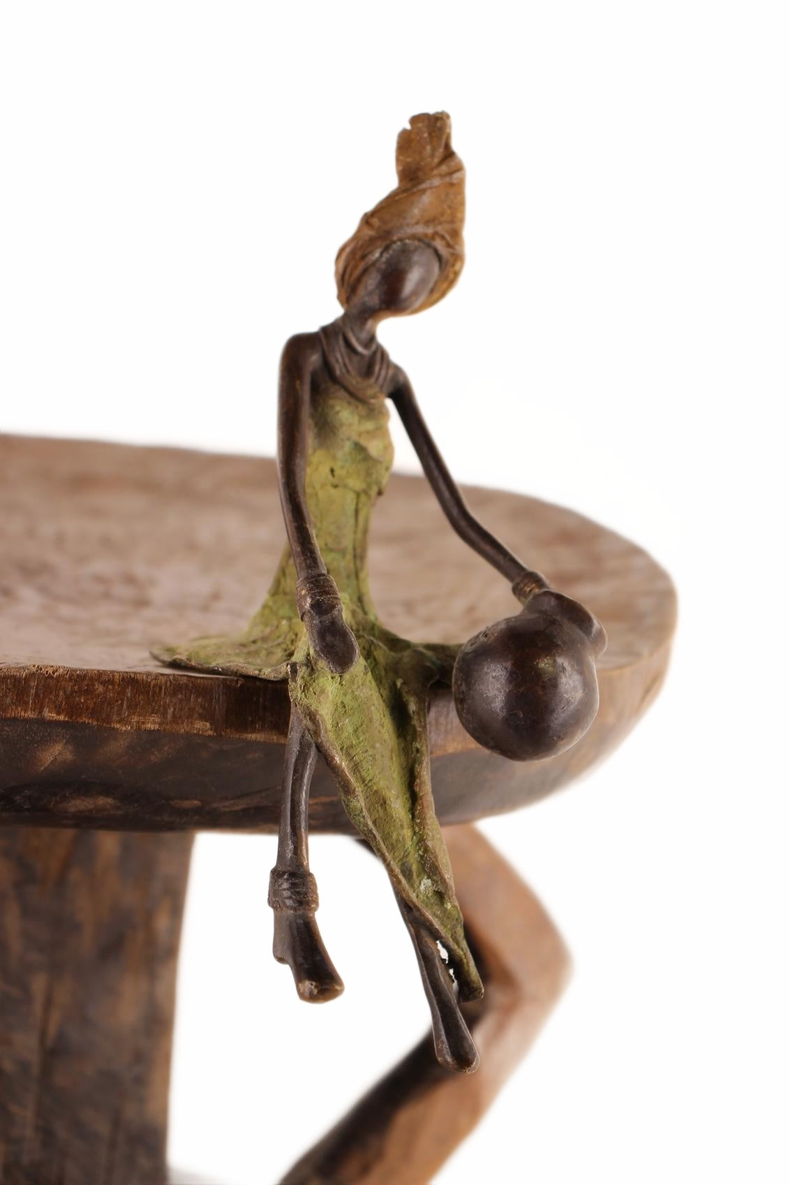 Bwa Tribe Bronze Figures ~5.5" Tall (New 2026) - Sculpture & Statuary
