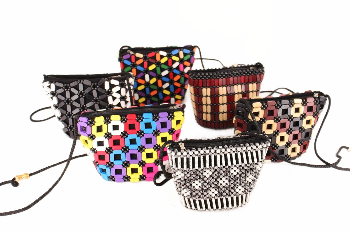 Kikuyu Tribe Beaded Bags ~6.3" Tall (New 2026) - Textiles & Apparel