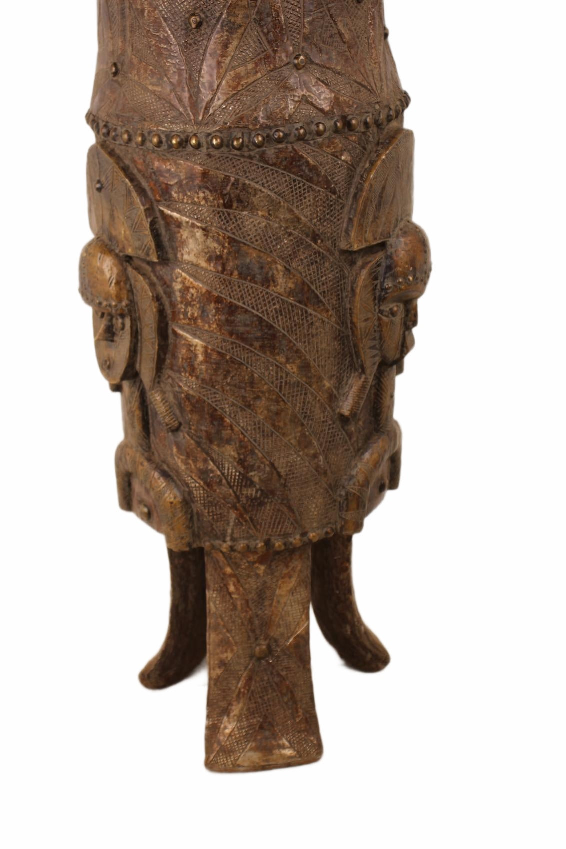 Bakota Tribe Pot ~68.9" Tall (New 2026) - Sculpture & Statuary