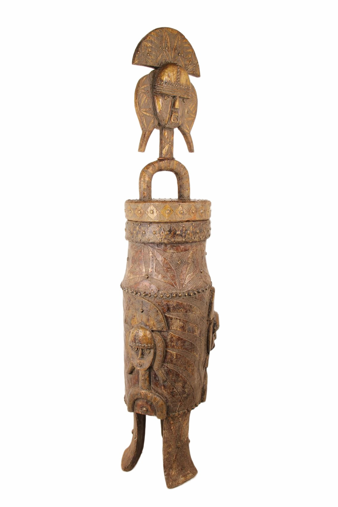 Bakota Tribe Pot ~68.9" Tall (New 2026) - Sculpture & Statuary