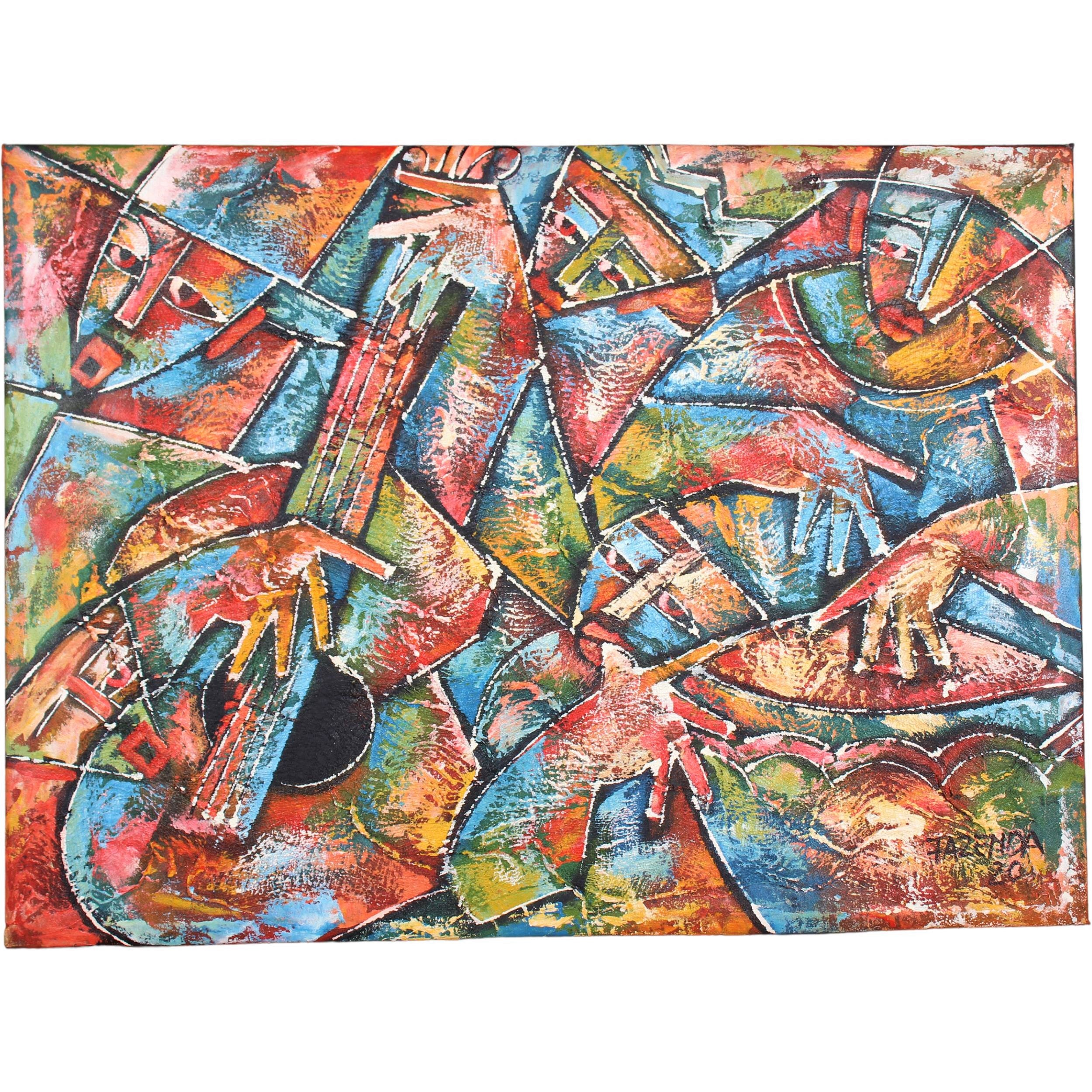 Zulu Tribe Stretched Canvas ~25.8" Tall - Stretched Canvas