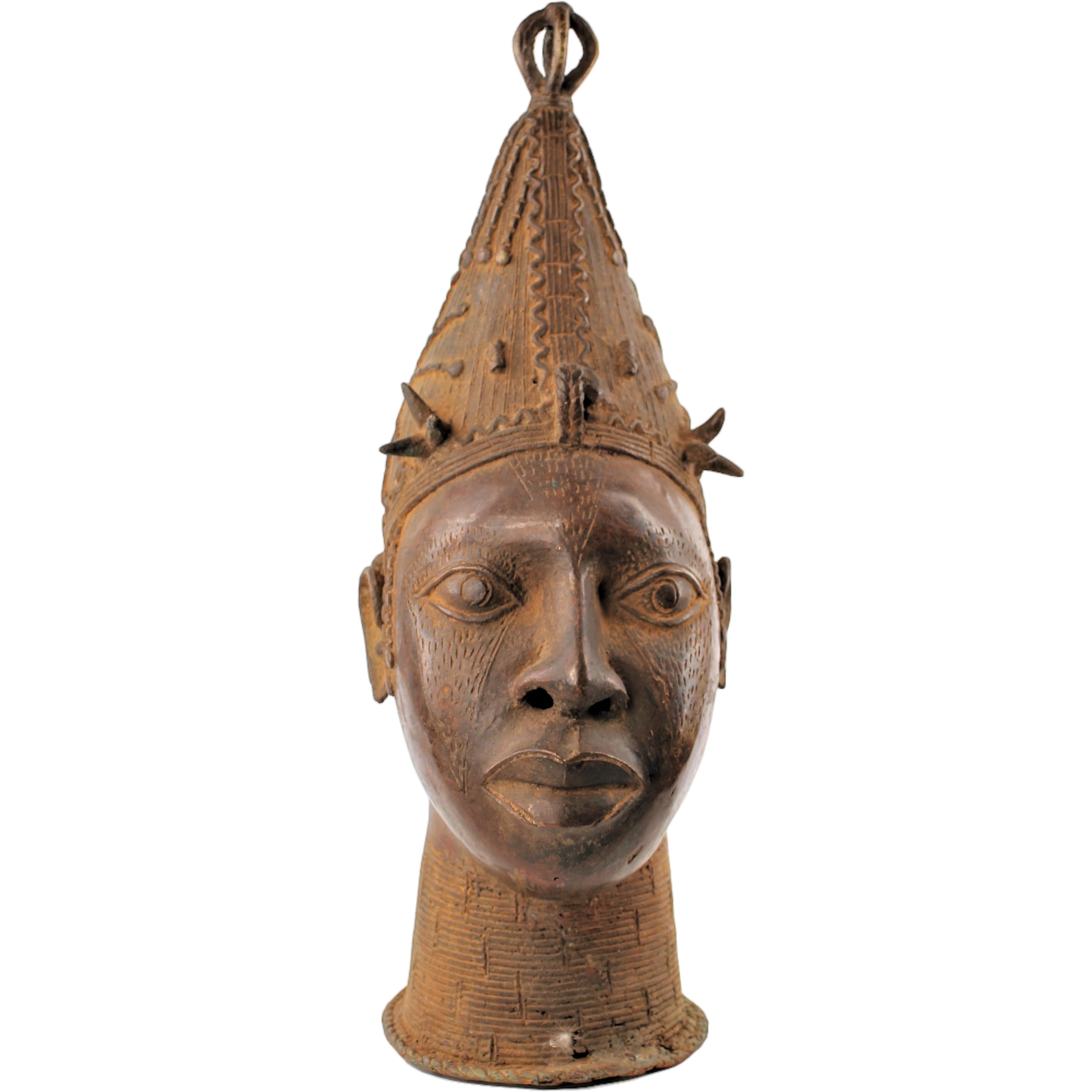 Yoruba Tribe Heads ~20.1" Tall - Heads