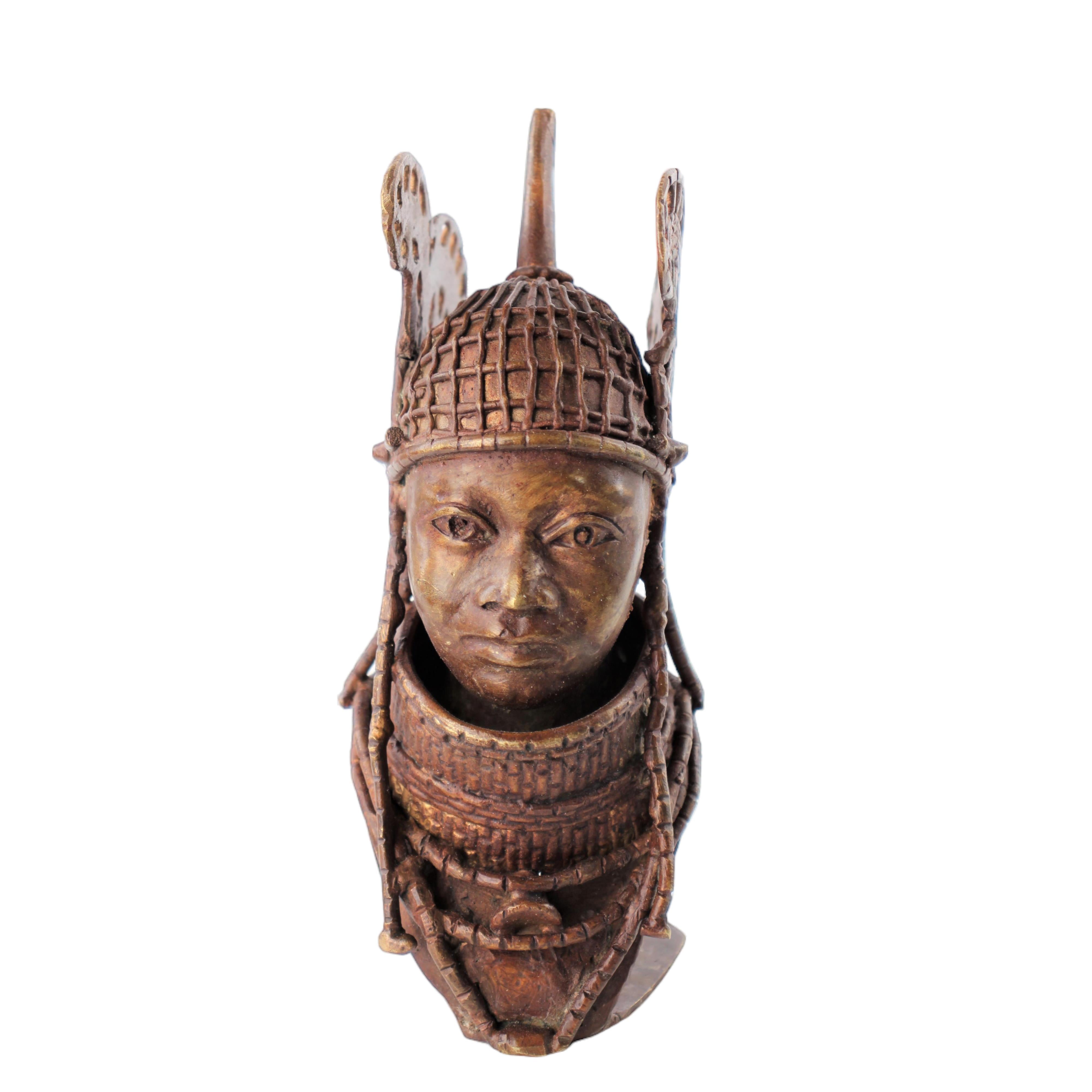 Igbo/Ibo Tribe Heads ~7.9" Tall - Heads